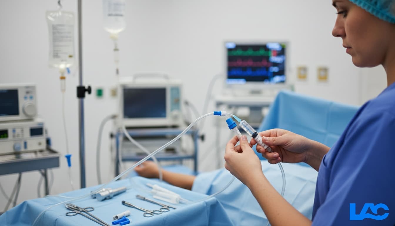 High-quality luer lock syringes for secure, leak-proof medical fluid transfer by LAC Health