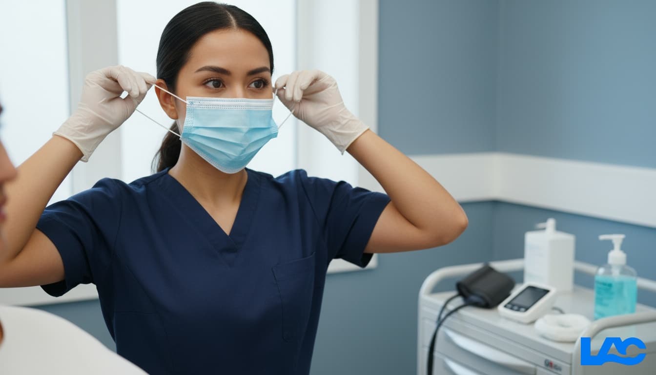 ASTM Level 1 masks providing trusted barrier protection for low-risk medical procedures by LAC Health