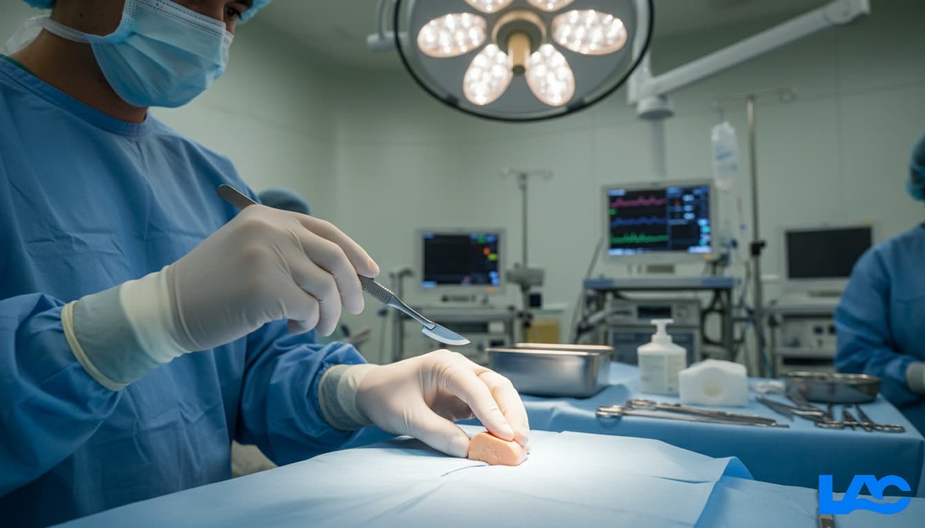 Professional surgical scalpels and blades for precision medical procedures by LAC Health