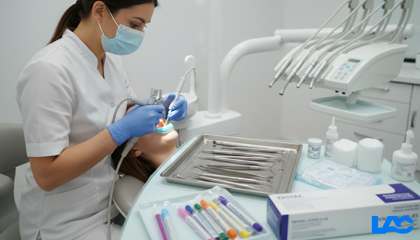 High-quality dental supplies including instruments and materials by LAC Health for modern dental practices