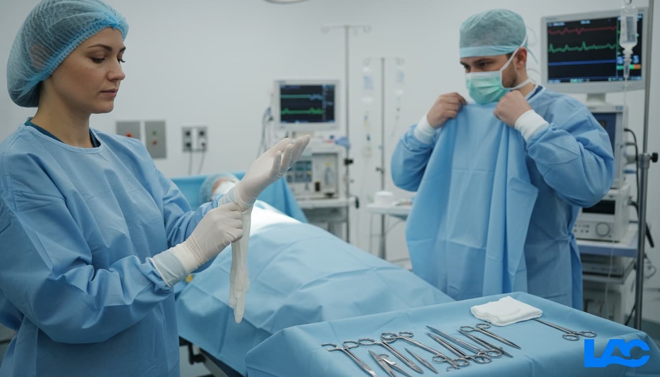 High-quality medical gowns and apparel for healthcare professionals by LAC Health