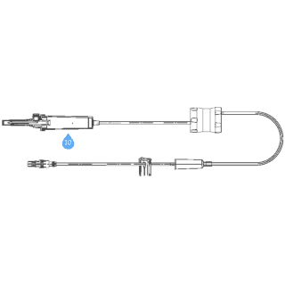 101 IV Admin Set wFlow Control & Filter - HLSF425562