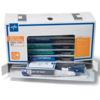 24-Hr. Oral Care Kits with CHG & Mouth Rinse, 20/CS