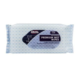 Adult Premium Wet Wipes 9 x 13 - 48PK 12 PKCS - 7748