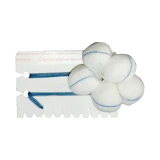 American White Cross Tonsil Sponges 1-14 XL - 10608