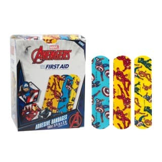 Avengers Adhesive Bandages 34 x 3 - 100BX 12 BXCS - 1087837