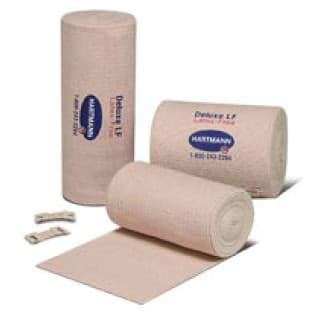 Bandage Deluxe 4x11Yd CottonPolyester Clips Tan LF NS Ea 6 EACA - 38410000