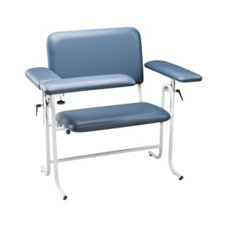 Blood Draw Chair Standard Height Wide Upholstered - 4382X-F
