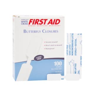 Butterfly Adhesive Bandages 1332 x 1-1316 - 100BX 12 BXCS - 1975033