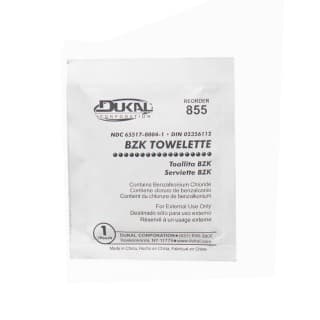 BZK Towelette 5 x 8 1PK 1200 PKCS - 855-1200
