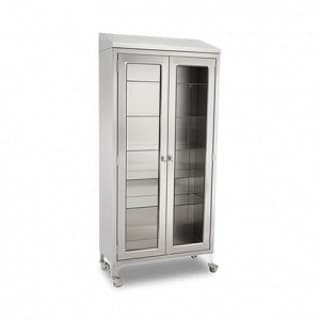 CABINET 5 SS SHLV GLSS DR (7970SS1) EACH - 1537970002