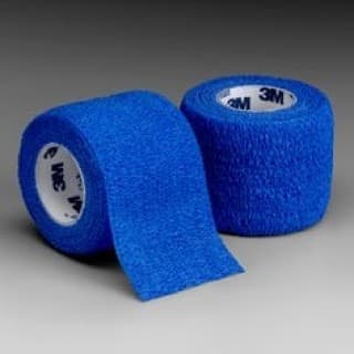 Coban Self-Adherent Wrap Blue 4 Inch x 5 Yards 4 x 5 yds - 1584B