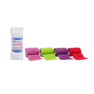 Cohesive Bandage 3 x 5 yd Assorted Non-Sterile 1PK - 8036ASLF