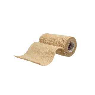 Cohesive Bandage 4 x 5 yd Tan Non-Sterile - 8045T