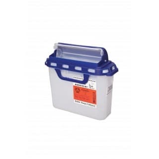 Collector Sharps 3gal White Blue Pharmaceutical Waste Ea 10 EACA - 305622