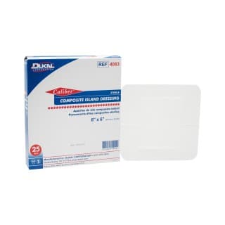 Composite Island Dressing 6 x 6 1PK 25 PKBX - 4083