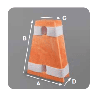 Concave Hip Abduction Positioner Small Non-Compressed 2CS - M60-076ES