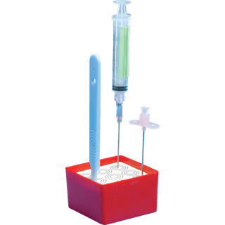 COUNTER NEEDLE 10 COUNT SMALL FOAM WBLOCK STERILE SINGLE-USE 50Case - 77-400113