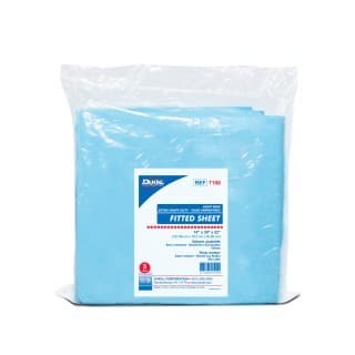 Disposable Fitted Sheet Heavy Duty Fluid Impervious 74 x 30 x 22 - 7107