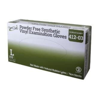 Exam Glove Synthetic Stretch Vinyl Medium - 412-02