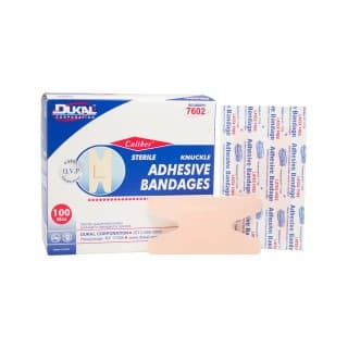 Fabric Adhesive Bandages 1.5 x 3 Knuckle 100BX - 7602