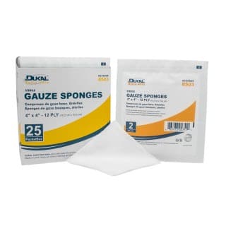 Gauze Sponge Basic Care 4 x 4 12-Ply - 8503