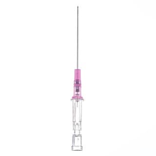 Introcan Safety IV Catheter 20 Ga. x 1 in. FEP Straight 200CS - 4252543-02