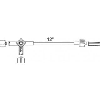 IV Extension Set 12 0.5mL Small Bore Stopcock M-LL Non-DEHP 25Ca - MX43661