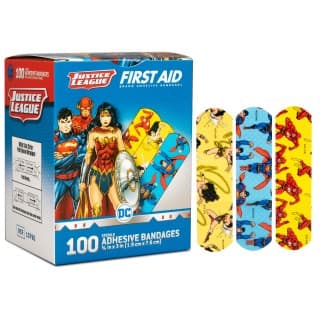 Justice League Adhesive Bandages 34 x 3 100BX 12 BXCS - 10791
