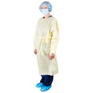 Level 2 Isolation Gown Universal Yellow 10BG - 309-GSS
