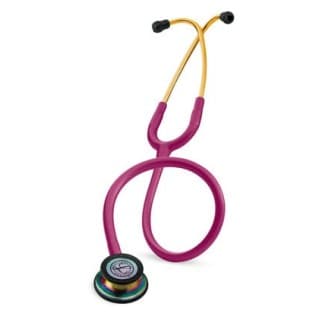 Littmann Classic III Stethoscope Rainbow-Finish Raspberry Tube 27 in - 5806