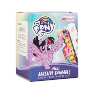 My Little Pony Adhesive Bandages 34 x 3 100BX 12 BXCS - 10848