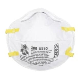 Particulate Respirator N95 160 Staple Free Attachment 160CS - 8210