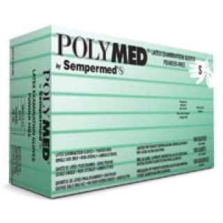 Polymed PF Latex Glove Small 100Bx 10 BXCA - PM102