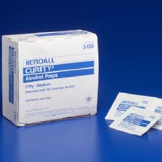 Prep Pad Alcohol Curity Medium 2 Ply Nonwoven Sterile 200Bx 20 BXCA - 5750