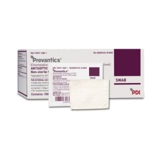 Prevantics Swab 2.5x2.5 1.0mL 100Bx 10 BXCA - B10800