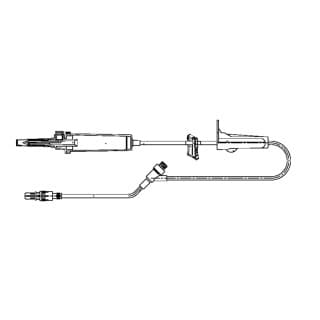 Primary Admin Set 10 Drop with 1 injection site 50 PerBx - HLSV261822MB