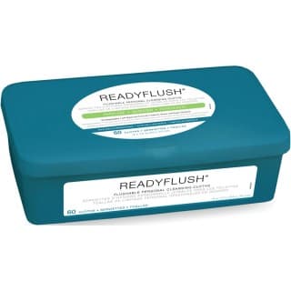 ReadyFlush Biodegradable Flushable Wipes, Scented, 9'' X 13'', 60/TUB, 9 PK/CS