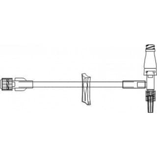 SET EXTENSION IV 5IN WMICROCLAVE(R) T-CONNECTOR CLAMP ROTATING LUER - B3349