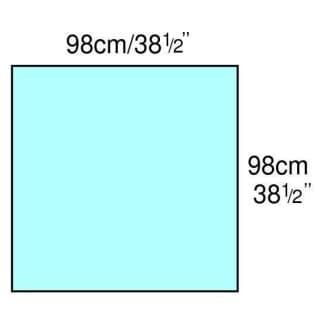 SHEET DRAPE SQ FOLD 39X39 - 9461