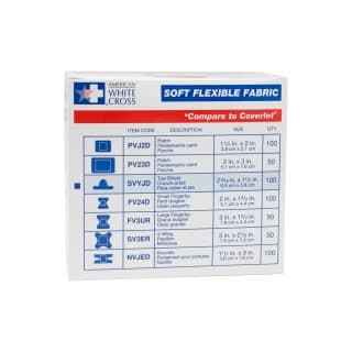 Soft Flexible Fabric Adhesive Bandages 1-12 x 2-916 100BX 12 BXCS - SVYJD