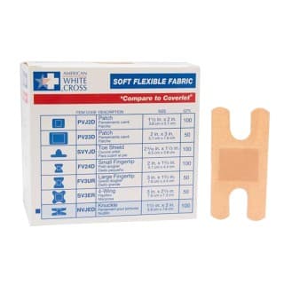 Soft Flexible Fabric Adhesive Bandages 1-12 x 3 100BX 12 BXCS - NVJED