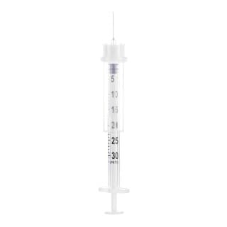 Sol-Guard 1ml Safety Insulin Syringe 29G x 12 (12.5mm) 800Case - 200017SG