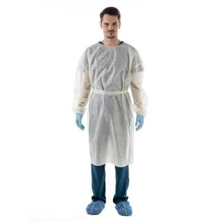 Sol-M AAMI Level 2 Isolation Gown Over-the-Head Large 100CS - IG004