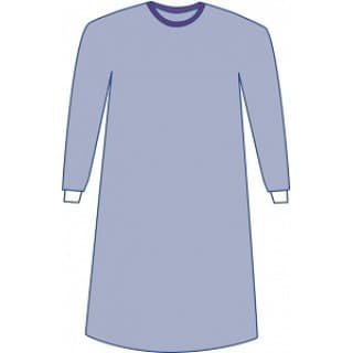 Sterile Non-Reinforced Sirus Surgical Gowns with Set-In Sleeves, XX-Large (49'', 124 cm), 18 EA/CS