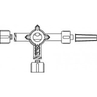 Stopcock 4 Way Hi-Flo DEHP PVC Free Extended Male LL 50Ca - MX4341L