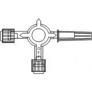 STOPCOCK INTRAVENOUS 3 WAY MALE LUER SLIP HIGH PRESSURE 50CS - B4021