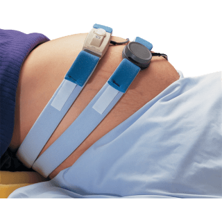 STRAP FETAL MONITOR ABDOMINAL SLOTTED BLUE PURR FOAM LATEX-FREE 10BX 10Box - M1132-10
