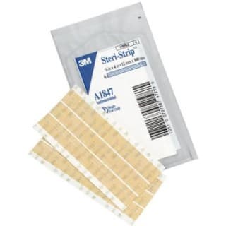 Strip Wound Closure Steri-Strip 12x4 Antibacterial 6Env 50Bx 4 BXCA - A1847