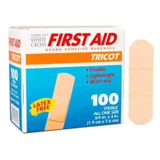 Tricot Adhesive Bandages 34 x 3 - 100BX 12 BXCS - 1775033